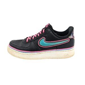 Nike Air Force 1 Low Sport NBA Black Blue Gale Laser Fuchsia Men's 7.5 M Retro
